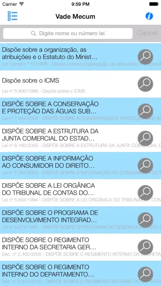Tangkapan layar Vade Mecum São Paulo