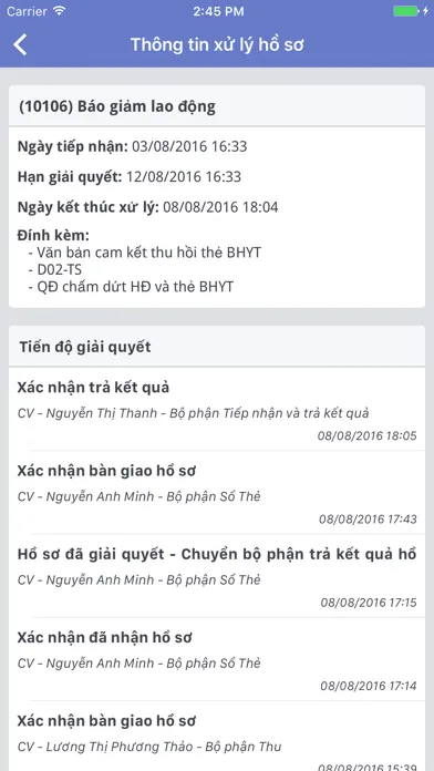 VNPT BHXH 스크린샷