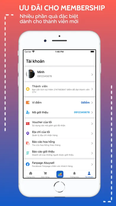 Screenshot di Abuysell - Mua bán thời Online