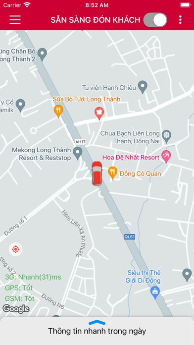 Captures d'écran de Taxi Khanh Linh Driver
