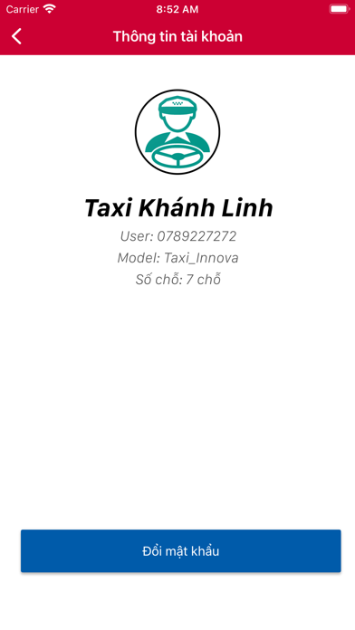 Captures d'écran de Taxi Khanh Linh Driver