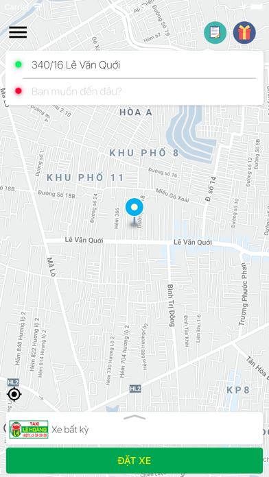 ภาพหน้าจอของ Taxi Lê Hoàng