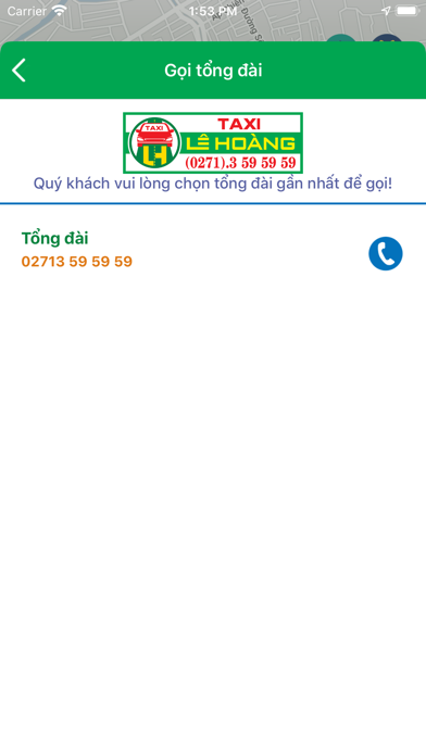 ภาพหน้าจอของ Taxi Lê Hoàng