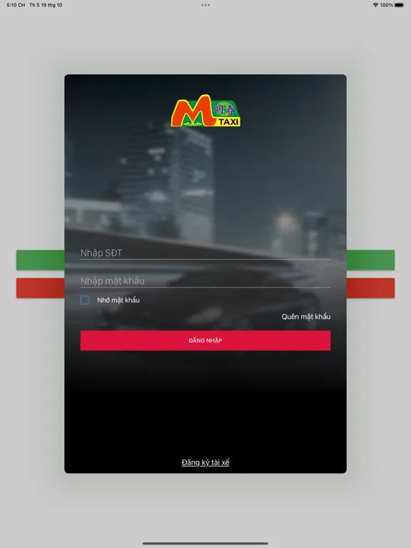صور Taxi Minh Xuân Driver iPad 