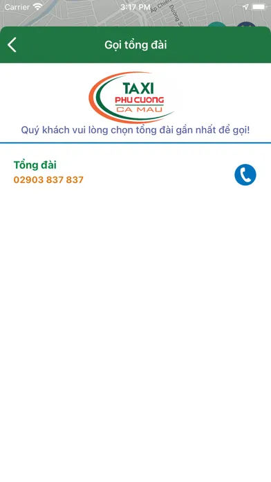 Taxi Phú Cường Cà Mau স্ক্রিনশট