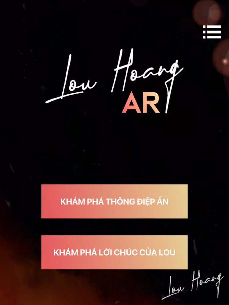 LouHoangAR iPad  Screenshots