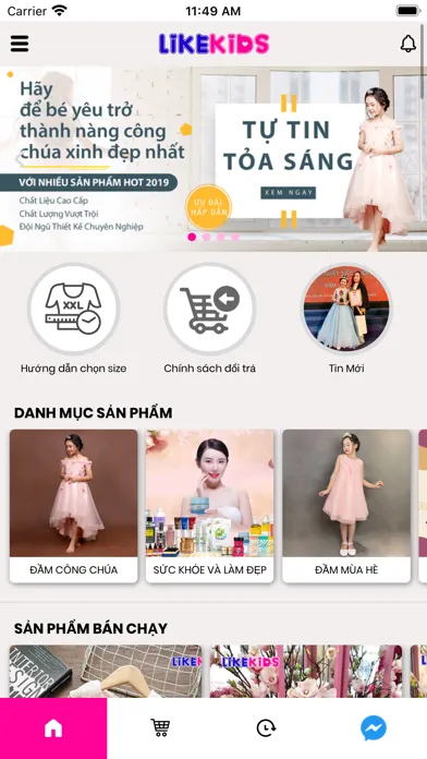 Tangkapan skrin LIKEKIDS