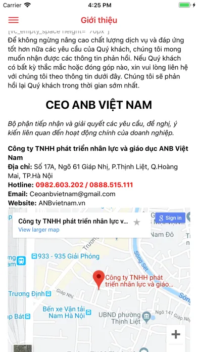 ANB Việt Nam スクリーンショット