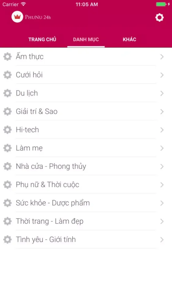 Capturas de tela do PhuNu24h - Mạng xã hội phụ nữ