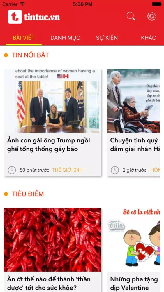 Скриншоты Tin Tức - Đọc báo online 24h