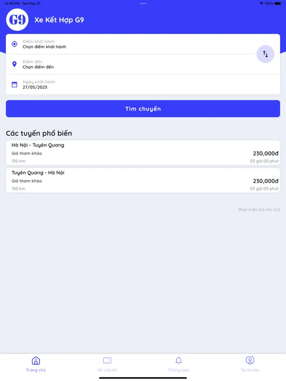 Ảnh chụp màn hình của XEG9 iPad 