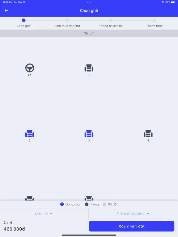 Ảnh chụp màn hình của XEG9 iPad 