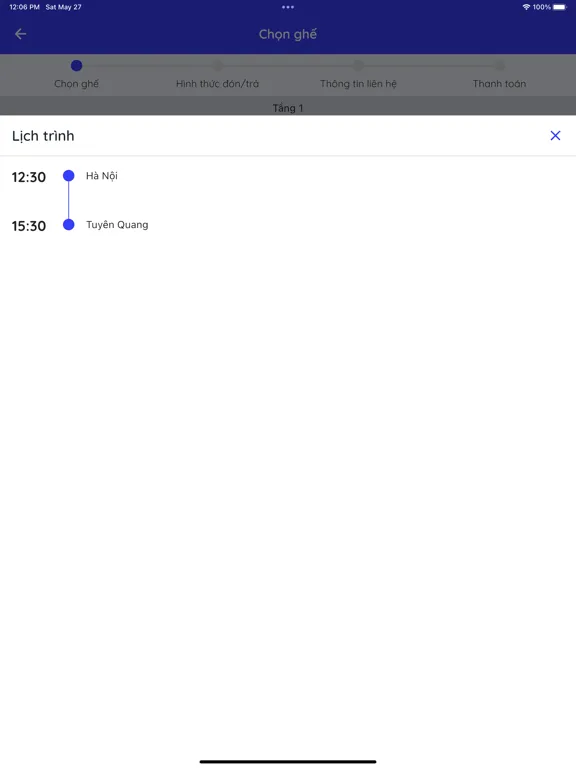 Ảnh chụp màn hình của XEG9 iPad 