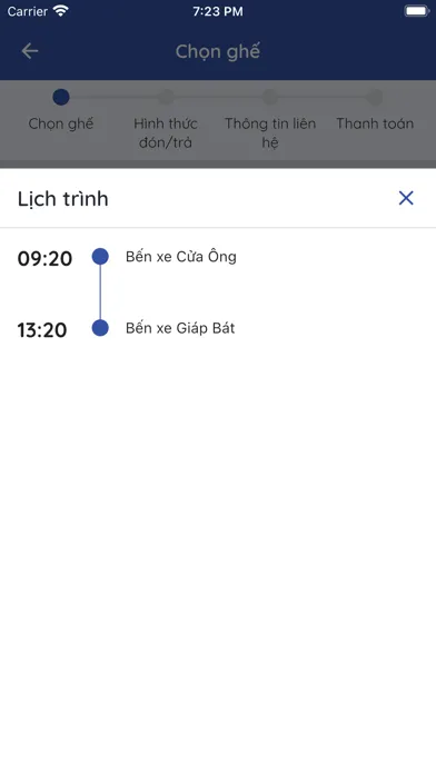 Tangkapan layar Vexekhach247-Giao hàng nhanh