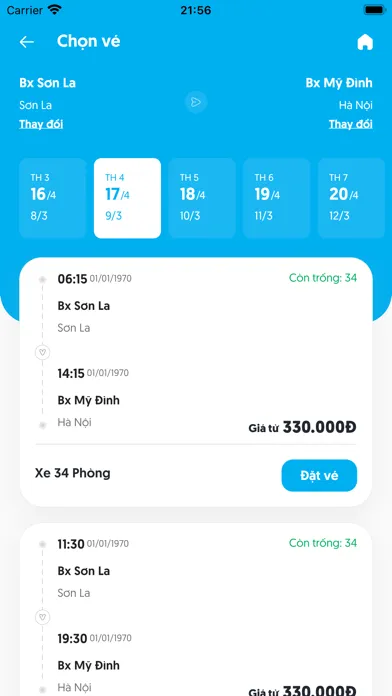 Đặt vé xe Bắc Sơn應用截圖