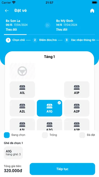 Đặt vé xe Bắc Sơn應用截圖