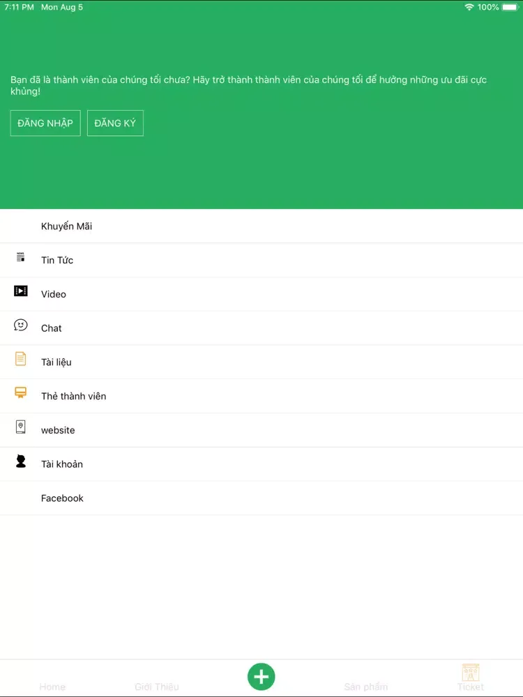 Ảnh chụp màn hình của Chợ Tốt Hà Tĩnh iPad 