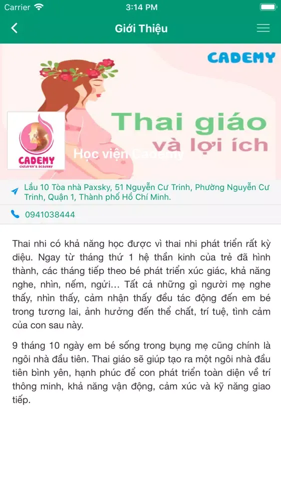Học viện Cademy Screenshots