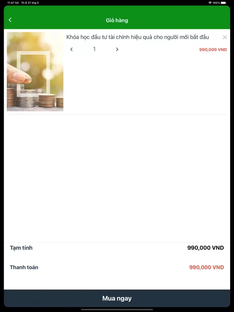 Ảnh chụp màn hình của D68 Toan Quoc iPad 
