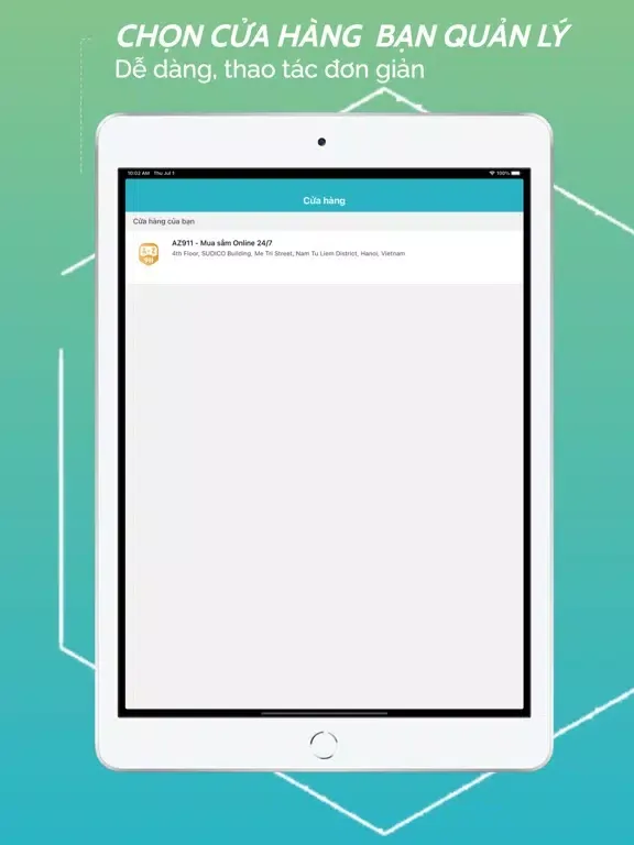 AZ911 Admin – Dành cho quản lý iPad 應用截圖