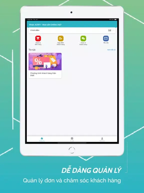 AZ911 Admin – Dành cho quản lý iPad 應用截圖