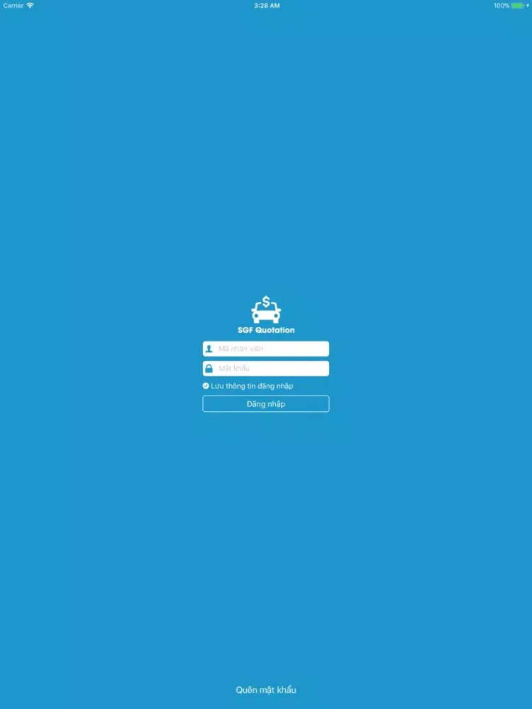 Ford ERP iPad  Screenshots