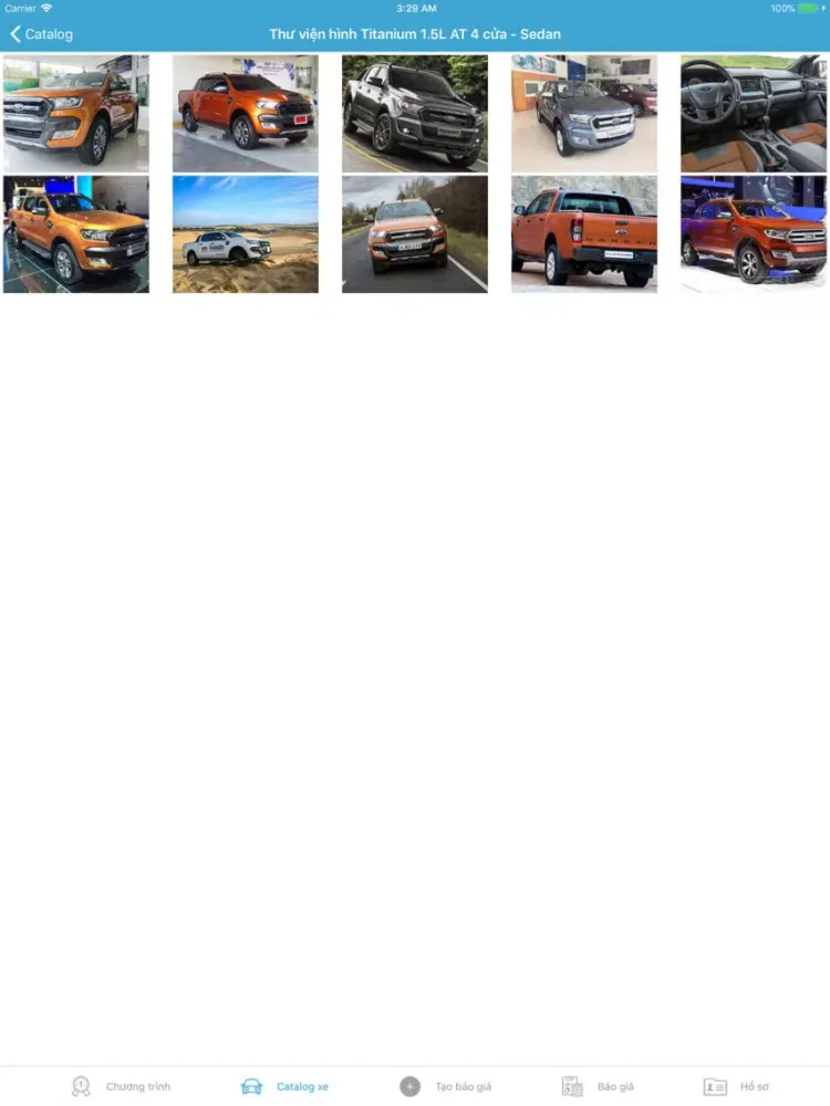 Ford ERP iPad  Screenshots
