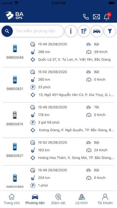 BA GPS স্ক্রিনশট