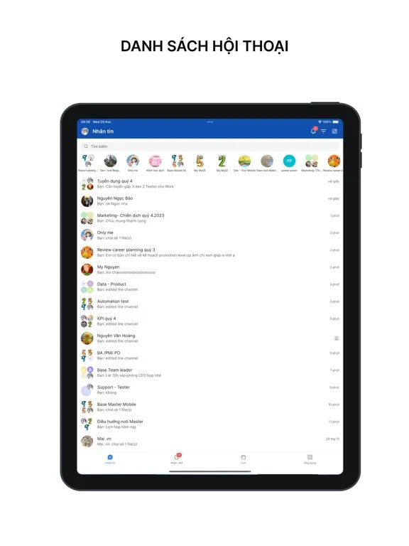 Base-Quản trị và điều hành DN iPad 应用截图