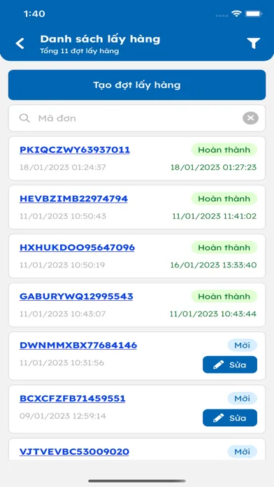 Ảnh chụp màn hình của BasproX Partner