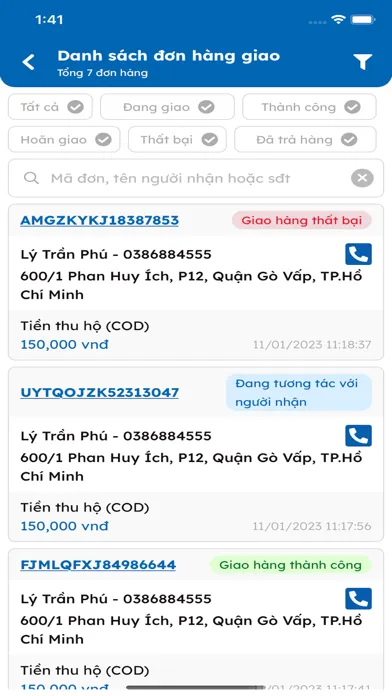 Ảnh chụp màn hình của BasproX Partner