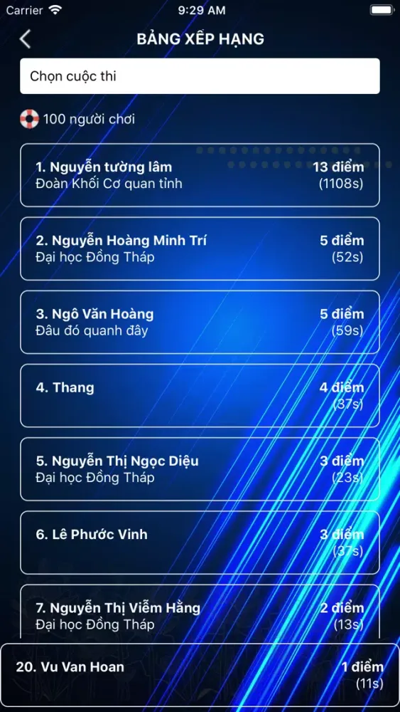 Đấu Trường Tri Thức - VNPT應用截圖