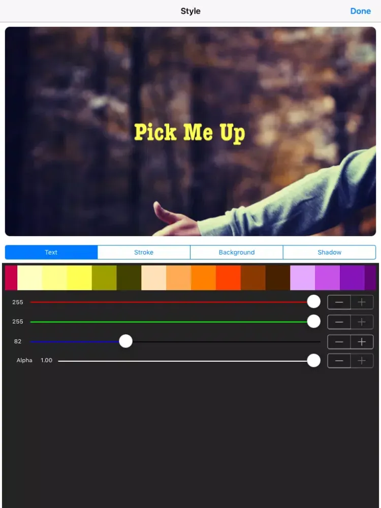 Photo Texter - text on photo, shape on photo, filter photo, watermark maker iPad  Screenshots