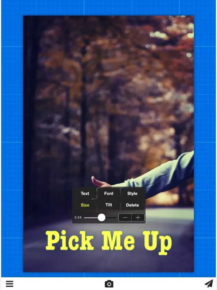 Photo Texter - text on photo, shape on photo, filter photo, watermark maker iPad  Screenshots