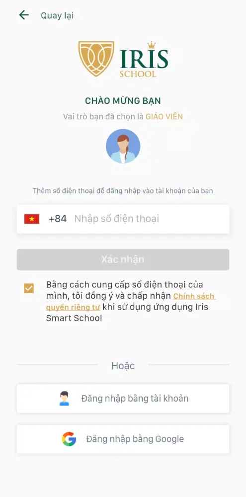 Capturas de pantalla de Iris Smart School