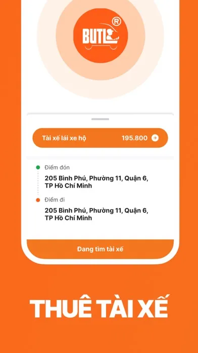 Ảnh chụp màn hình của BUTL - Bạn Uống Tôi Lái