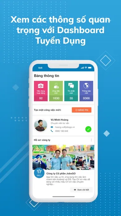 JobsGO - Nhà Tuyển Dụng Screenshots