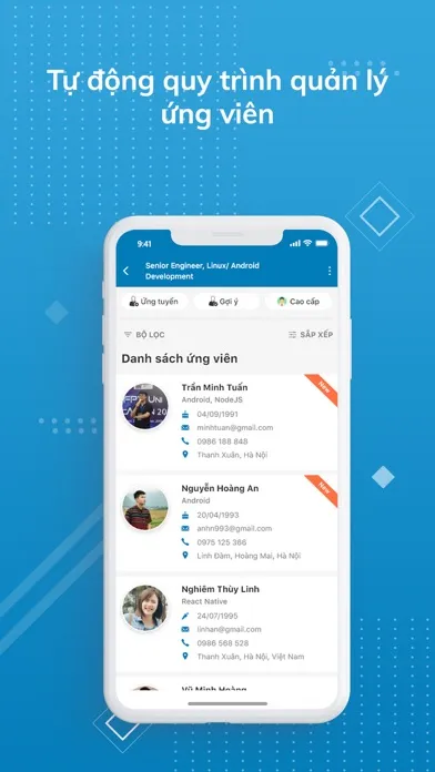 JobsGO - Nhà Tuyển Dụng Screenshots