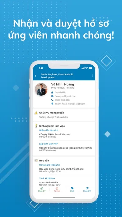 JobsGO - Nhà Tuyển Dụng Screenshots
