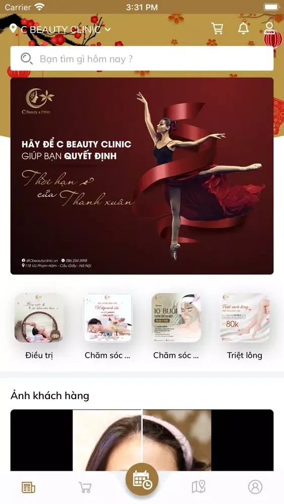 Capturas de tela do C BEAUTY CLINIC