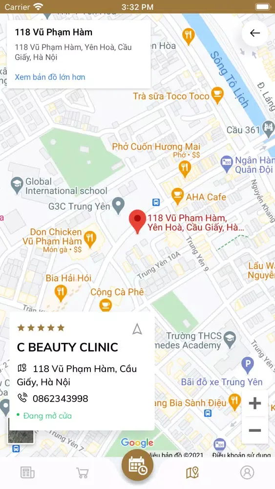 Capturas de tela do C BEAUTY CLINIC