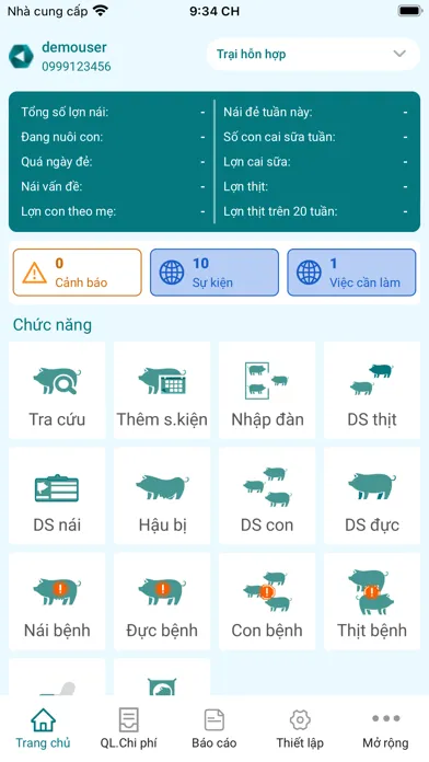 Captures d'écran de DTA - Chăn nuôi thông minh