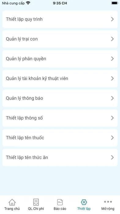 Captures d'écran de DTA - Chăn nuôi thông minh