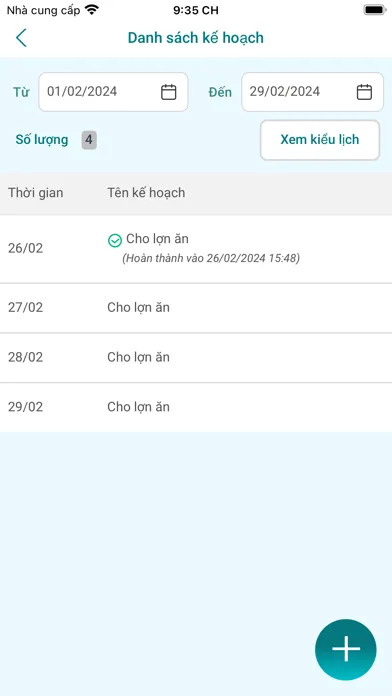 Captures d'écran de DTA - Chăn nuôi thông minh