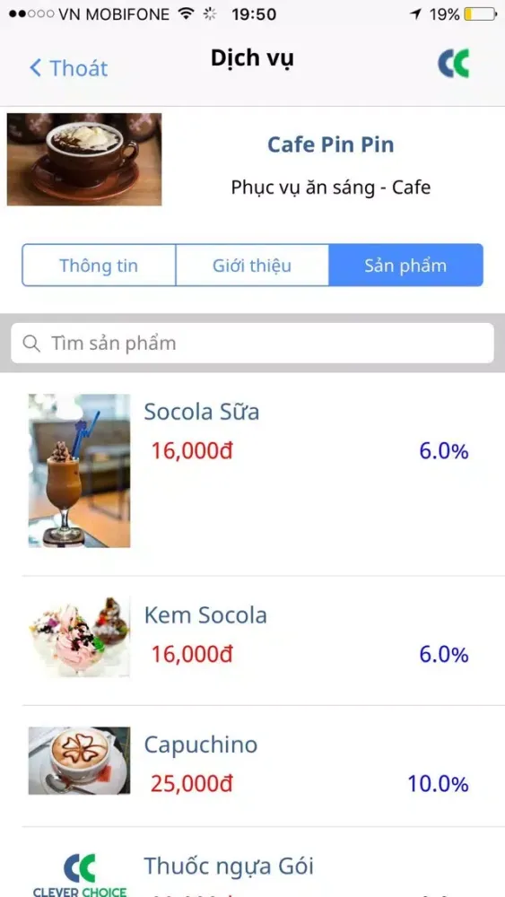 Скриншоты CC APP Tích điểm
