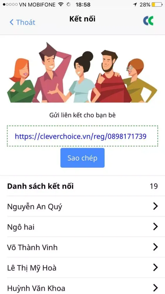 Скриншоты CC APP Tích điểm