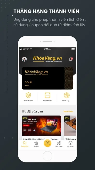 Khóa Vàng Computer スクリーンショット