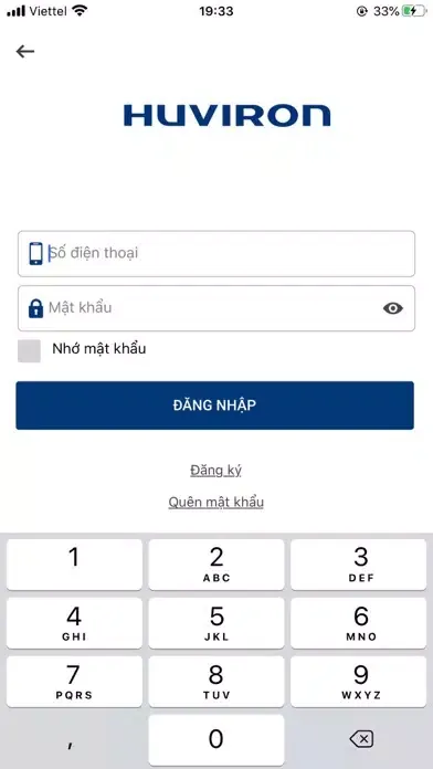 Ảnh chụp màn hình của HU-Connect
