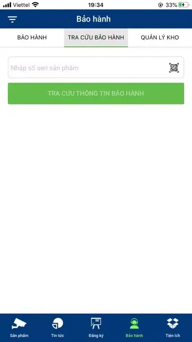 Ảnh chụp màn hình của HU-Connect