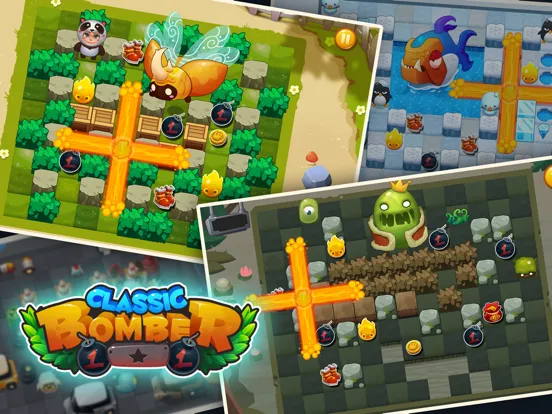 Classic Bomber - Bomba game iPad  Screenshots